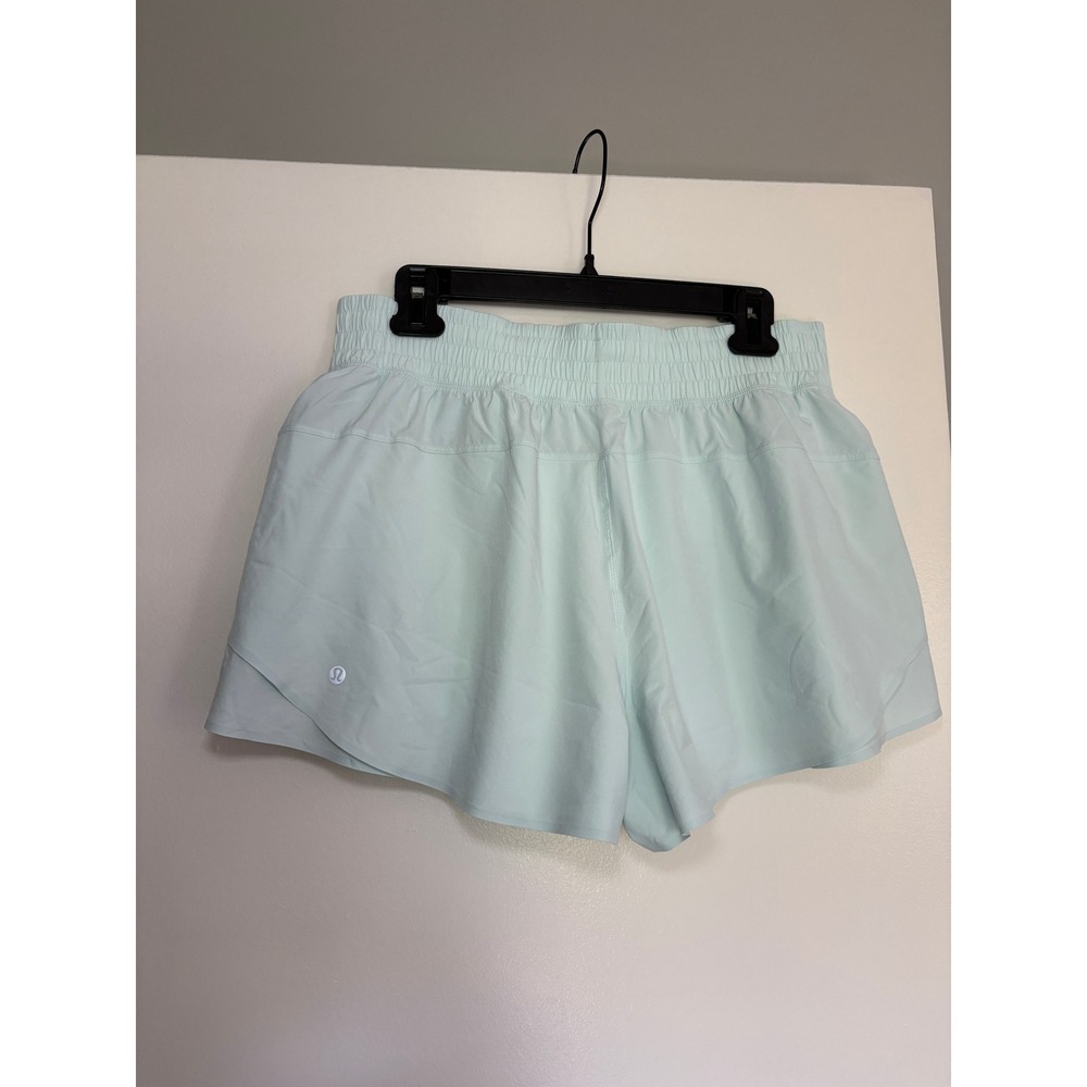 NEW Lululemon Track That High-Rise Lined Short 3" Large Mint Green LW7DENS - Picture 2 of 6